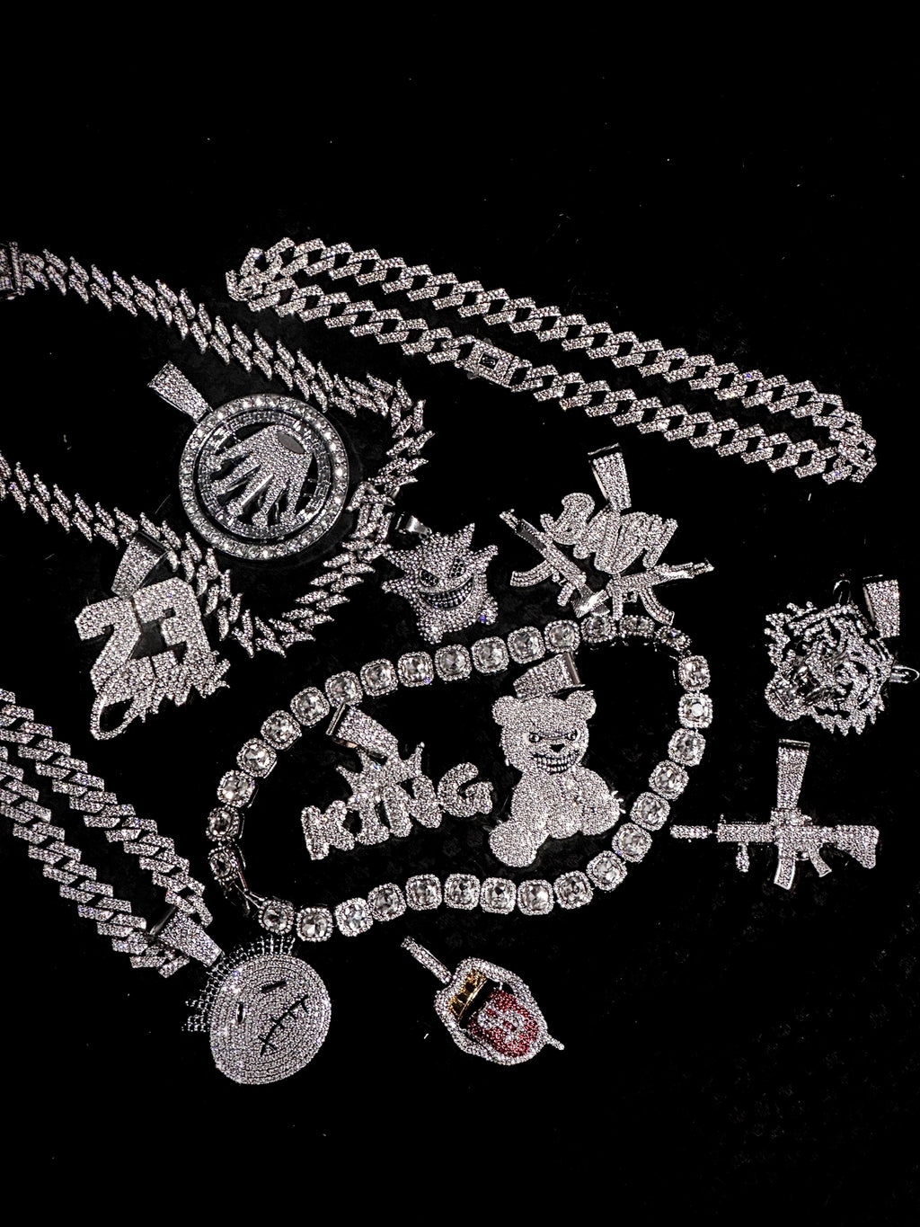 Iced Pendant Necklace