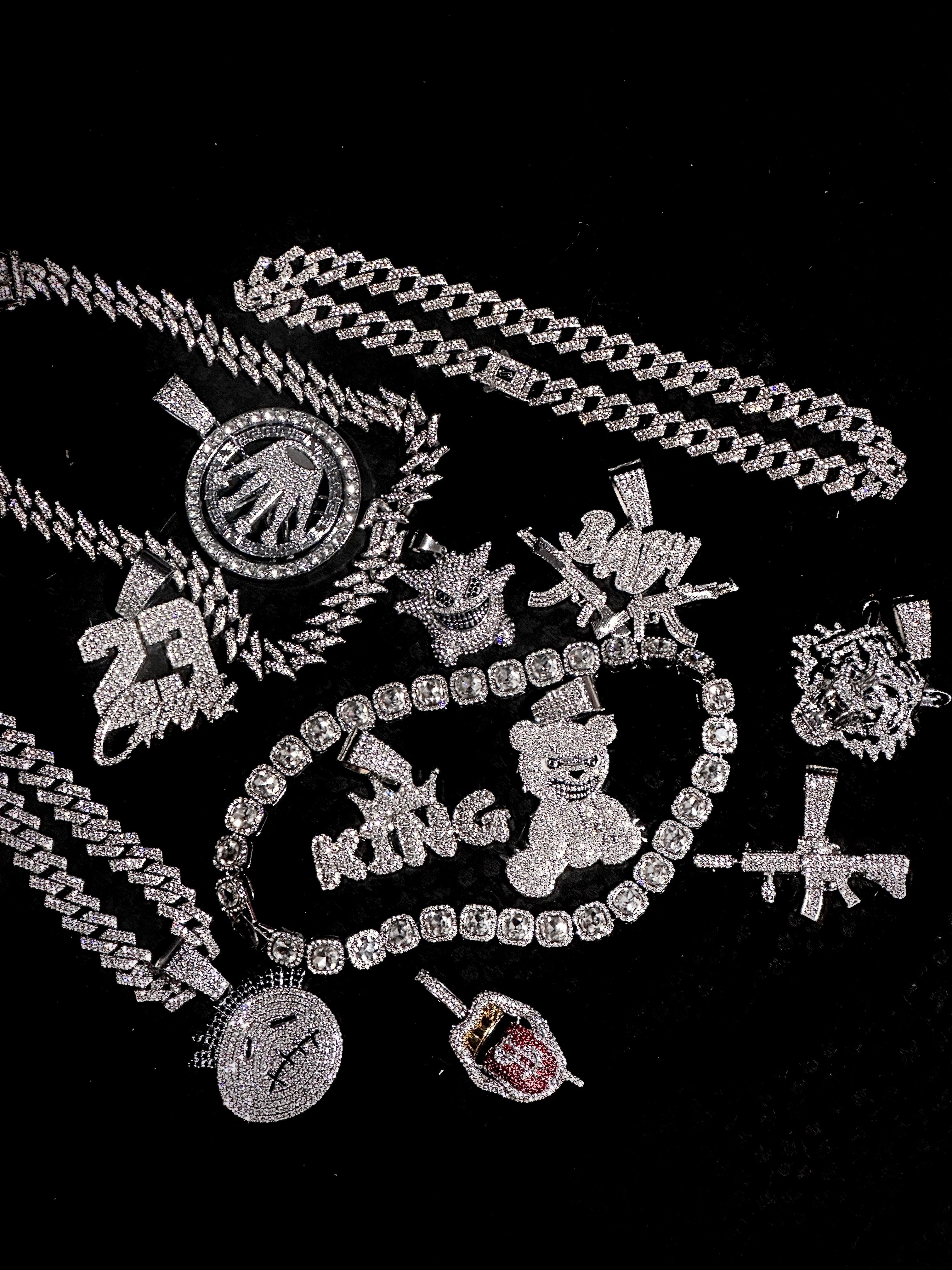 Iced Pendant Necklace